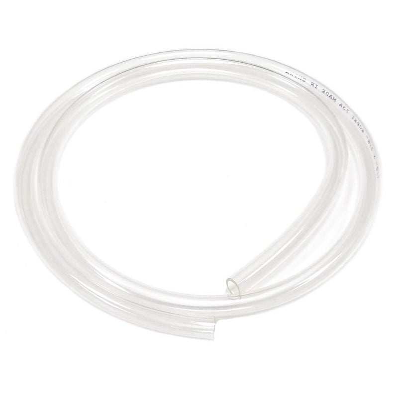 Eastrans 5ft x 1" Dia Clear Vinyl Tubing, Flexible Hybrid PVC Tubing Hose, Lightweight Plastic Tube UV Chemical Resistant Vinyl Hose, BPA Free and Non Toxic - Image 1